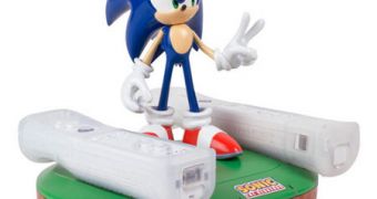 The Sonic the Hedgehog Figure Inductive Charger from Mad Catz