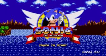The original Sonic the Hedgehog (screenshot)