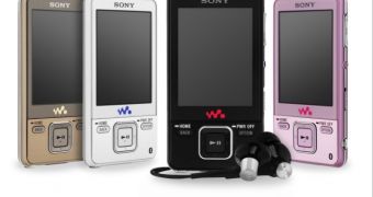 The new Sony NWZ-A820 WALKMAN series