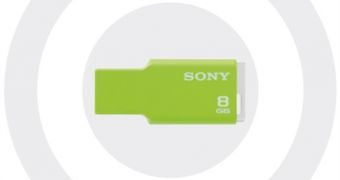 The new Sony Microvault Style USB flash drive