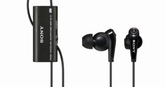 The Sony MDR-NC13 earphones