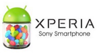 Sony Xperia and Jelly Bean logos