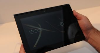 Sony Tablet S as seen at IFA 2011