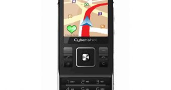 Wayfinder Navigator on a Sony Ericsson C905