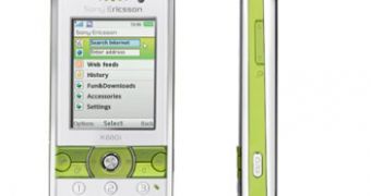 Sony Ericsson K660i Lime White