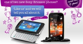 New phones unveiled in Sony Ericsson Facebook competition