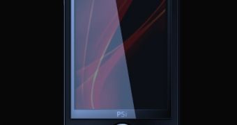 Sony Ericsson P5i concept drawing, made by a fan of the producer