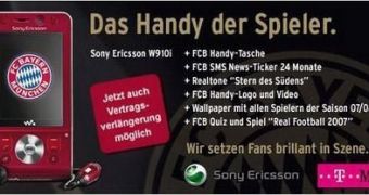 Sony Ericsson W910  FC Bayern edition