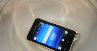 Submerged Sony Ericsson Xperia active