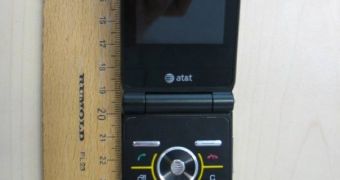 Sony Ericsson Z780a during the FCC tests
