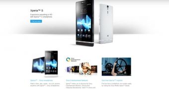 Sony Mobile site