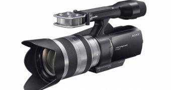 The Sony Handycam NEX-VG10E