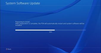 Updating Sony PlayStation 4 Console