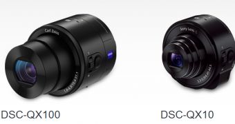 Sony Cyber-shot QX100 and QX10 cameras