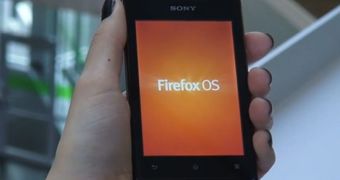 Firefox OS running on Xperia E
