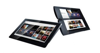 Sony S1 and S2 tablets caught on video