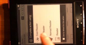 Sony PRS-T1 eReader running Android