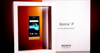 Limited 24K Gold Edition Sony Xperia P