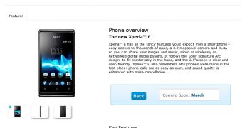 Sony Xperia E to Land at O2 UK in March