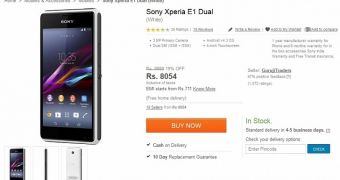 Sony Xperia E1 Dual receives a price cut in India