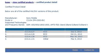 New Sony Xperia L firmware gets approved