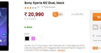 Sony Xperia M2 dual price