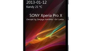 Sony Xperia Pro X Concept Phone Sports a Secondary Tactus Display