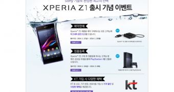 Sony Xperia Z1 advert