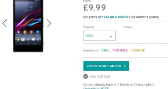 Sony Xperia Z1 now available at EE UK