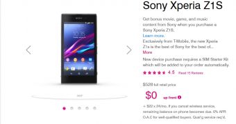 Xperia Z1s at T-Mobile