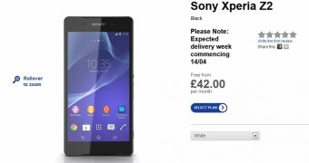 Sony Xperia Z2 at Phones4U