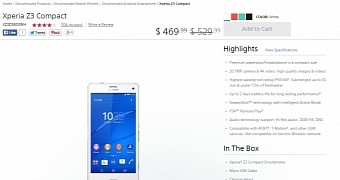 Discontinued Sony Xperia Z3 Compact