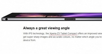 Sony Xperia Z3 Tablet Compact shows up at Sony's official website