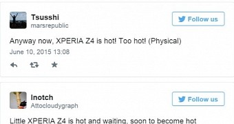 People complain about Xperia Z4's overheating issues