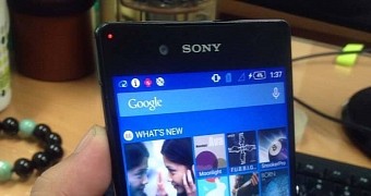 Sony Xperia Z4 frontal view