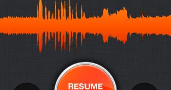 The new recording feature in SoundCloud