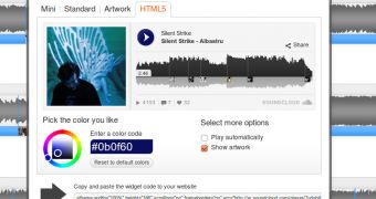 SoundCloud's new HTML5-based embedable player