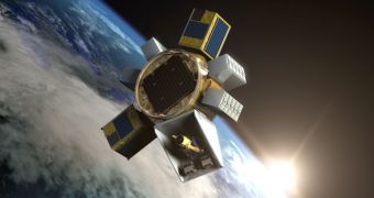 This is a rendition of the SHERPA orbital platform, carrying several small and secondary payloads
