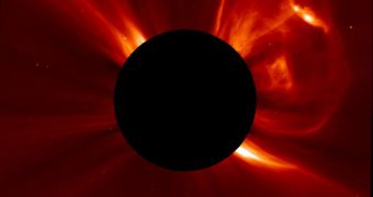 Coronal mass ejections can disrupt Earth's magnetic field