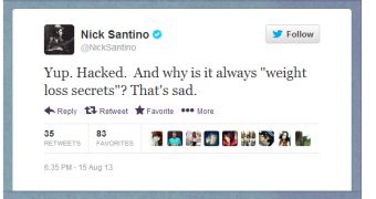 Nick Satino admits being hacked