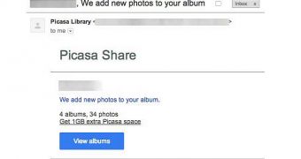 Beware of fake Picasa emails!