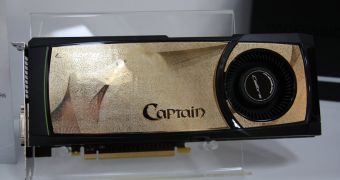 Sparkle Calibre X580 Captain GTX 580 graphcis card as seen at CeBIT 2011
