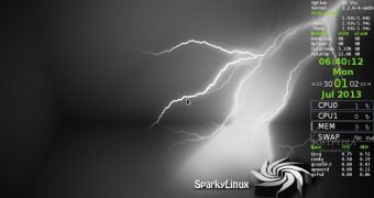 SparkyLinux 3.0 Beta 2 desktop