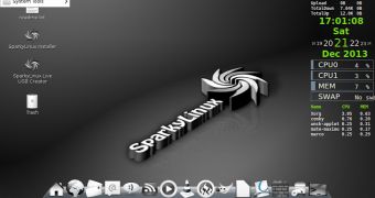 SparkyLinux 3.2 e17 desktop