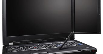 The ThinkPad W700ds dual-screen portable workstation