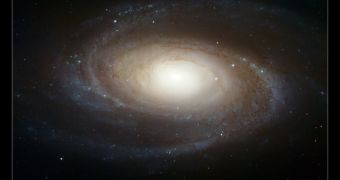 The sharpest image ever taken of the large "grand design" spiral galaxy M81