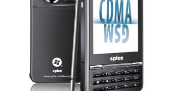Spice D-1111, a Windows Mobile powered dual-SIM (GSM+CDMA) handset