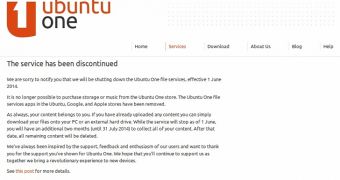Ubuntu One is shutting down