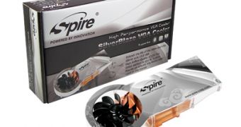 The Spire SilverBlaze graphics card cooler