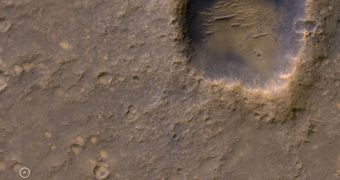 This January 29, 2012 image shows Spirit's landing platform on Mars